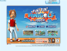 Tablet Screenshot of funfunminigolf.com